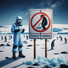 Почему в Антарктиде нельзя писать
