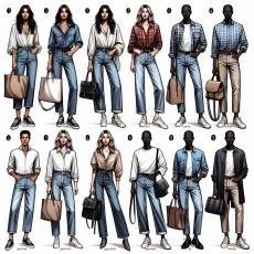 Прямые джинсы: с чем носить и как создать стильный образ