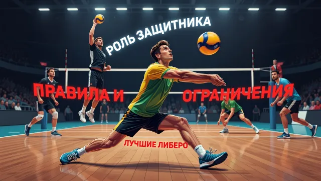 Либер в волейбол. Позиция либеро в волейболе: Роль защитника, правила и ограничения